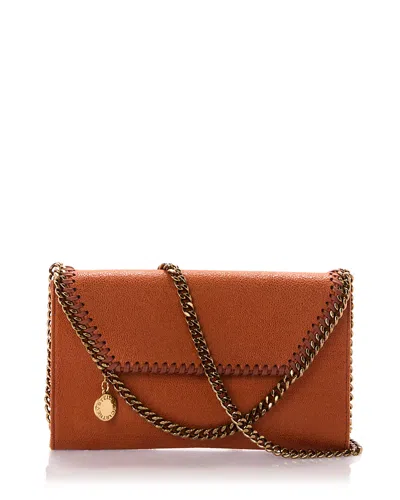 Stella Mccartney Falabella Crossbody Wallet In Black