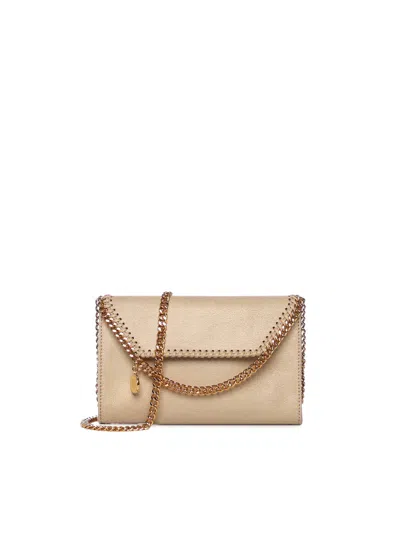 Stella Mccartney Falabella Crossbody Wallet In Neutral