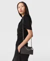 Stella Mccartney Falabella Crystal Mesh Shoulder Bag In Black