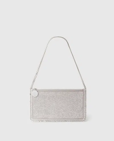 STELLA MCCARTNEY FALABELLA CRYSTAL POCHETTE SHOULDER BAG