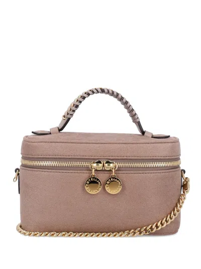 Stella Mccartney Falabella Crystal Vanity Cross Body Bag In Neutral