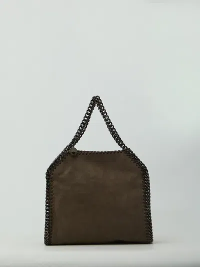 Stella Mccartney Falabella Dark Taupe Tote Bag In Brown