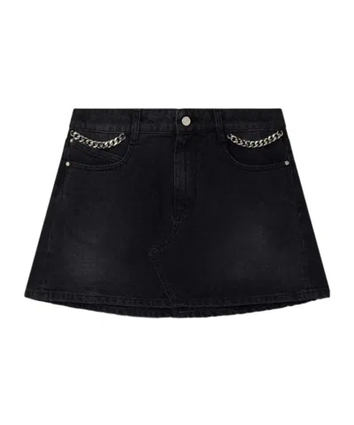 STELLA MCCARTNEY FALABELLA DENIM MINI SKIRT