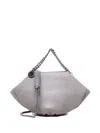 Stella Mccartney Falabella Double-chain Handle Shaggy Deer Bag