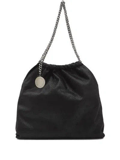 Stella Mccartney Falabella Drawstring Bag In Black