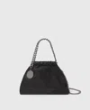 Stella Mccartney Falabella Drawstring Crossbody Bag In Black