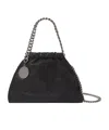 Stella Mccartney Falabella Drawstring Crossbody Bag In Black