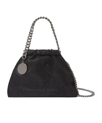 Stella Mccartney Falabella Drawstring Crossbody Bag In Black