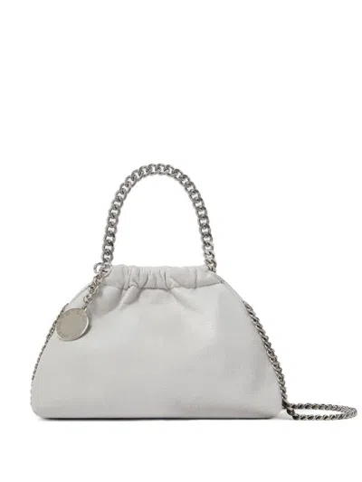 Stella Mccartney Falabella Drawstring Mini Tote In Gray