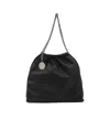 Stella Mccartney Falabella Medium Drawstring Shoulder Bag In Black