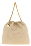 Stella Mccartney 'falabella Drawstring' Shoulder Bag In Sand