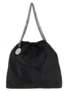 Stella Mccartney Falabella Drawstring Shoulder Bags Black In Black