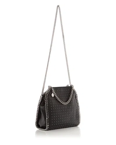 Stella Mccartney Falabella Embellished Mini Crossbody Bag In Black