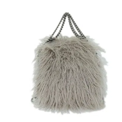 Pre-owned Stella Mccartney Falabella Faux Fur Shoulder Bag () In Beige