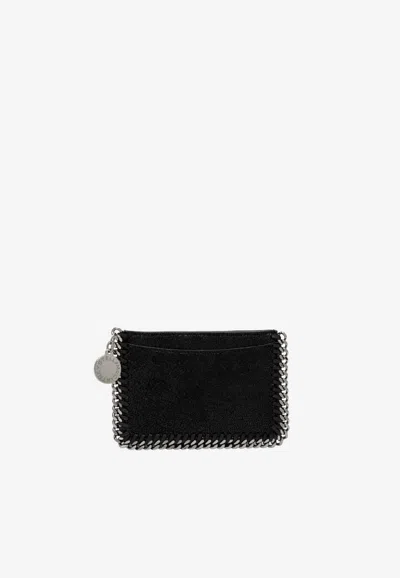Stella Mccartney Falabella Faux Leather Cardholder In Pink