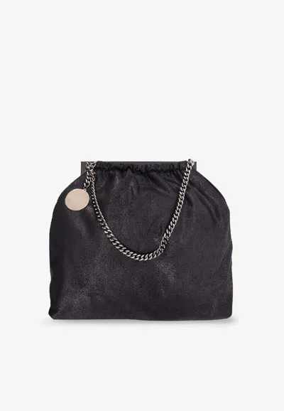 Stella Mccartney Falabella Faux Leather Shoulder Bag In Black