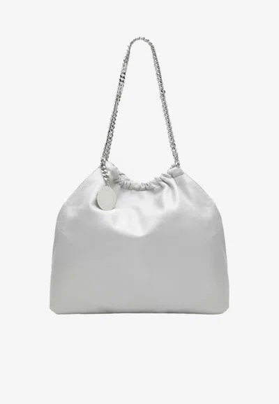 Stella Mccartney Falabella Faux Leather Tote Bag In White