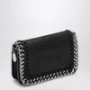 Stella Mccartney Falabella Flap Card Holder In Black