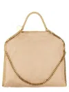 Stella Mccartney Falabella Fold Over Bag In Butter Cream