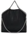 Stella Mccartney Black Large Chain Tote Handbag For Women