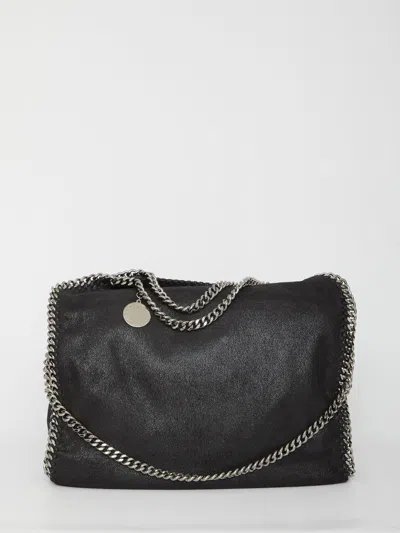 Stella Mccartney Falabella Fold Over Tote Bag In Black