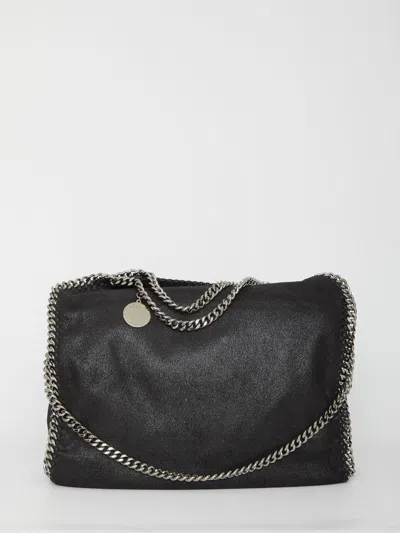 Stella Mccartney Falabella Fold Over Tote Bag In Black