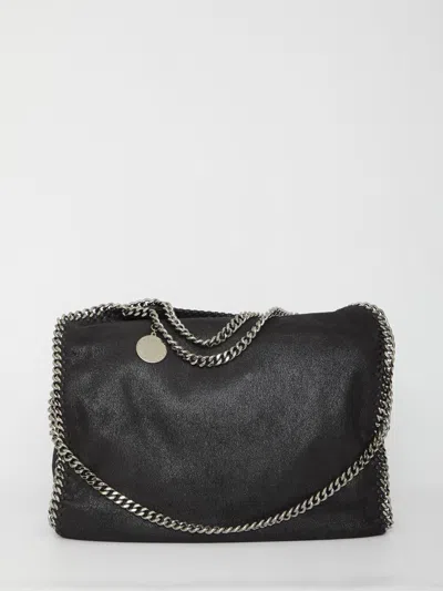 Stella Mccartney Falabella Fold Over Tote Bag In Black