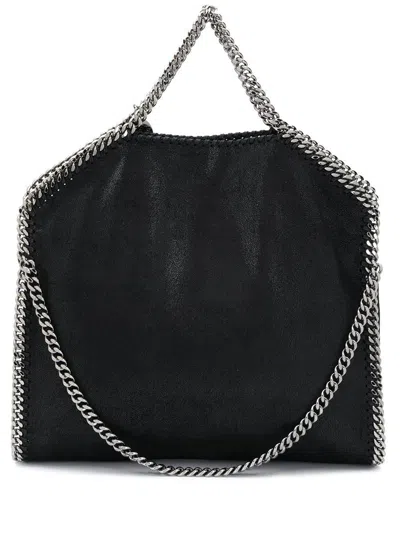 Stella Mccartney Falabella Fold-over Tote Bag In Black
