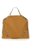 Stella Mccartney Falabella Fold Over Tote Bag In Brown