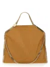 Stella Mccartney Falabella Fold Over Tote Bag In Brown