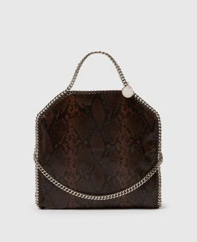 Stella Mccartney Falabella Fold-over Tote Bag In Brown