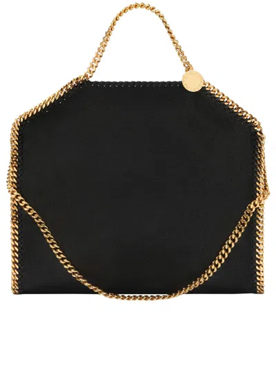 Stella Mccartney Falabella Fold Over Tote In Black
