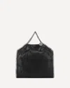 Stella Mccartney Falabella Fold Over Tote Handbag In Black