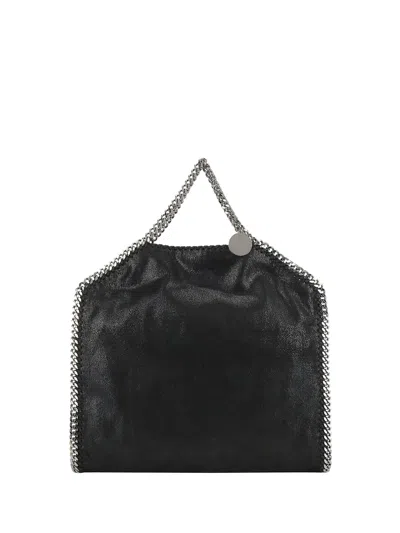 Stella Mccartney Falabella Fold Over Tote Handbag In Black