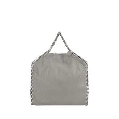 Stella Mccartney Falabella Fold Over Tote Women's Handbag In Gray