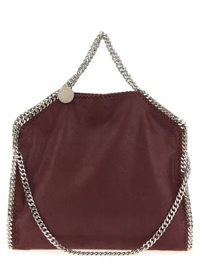 Stella Mccartney Falabella Folding Handbag In Burgundy