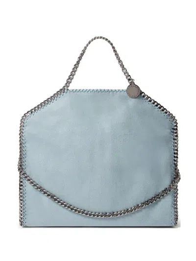 Stella Mccartney Falabella Fold-over Tote Bag In Blue