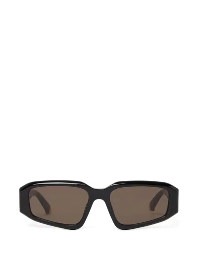 Stella Mccartney Falabella Geometric-frame Sunglasses In Schwarz