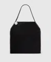 Stella Mccartney Falabella Large Shoulder Tote Bag In Black