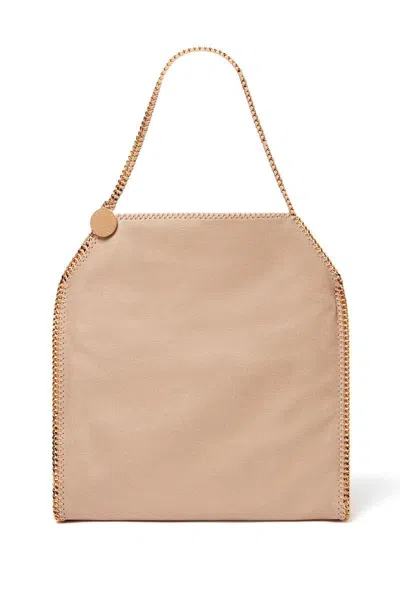Stella Mccartney Falabella Large Tote Bag In Beige