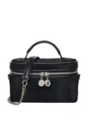 Stella Mccartney Falabella Leather Shoulder Bag In Black