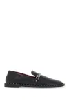 Stella Mccartney Eco-leather Falabella Loafers With Studs In Black