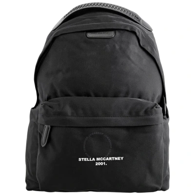 Stella Mccartney Falabella Logo Black Ladies Backpack