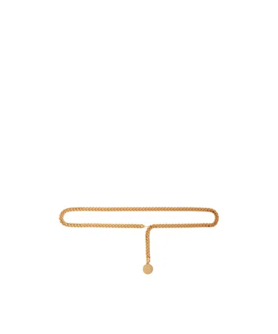 Stella Mccartney Falabella Logo Engraved Chain Belt