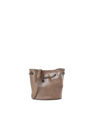 Stella Mccartney Falabella Logo Pendant Bucket Bag