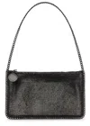 Stella Mccartney Falabella Metallic Faux-leather Shoulder Bag In Metallic Bronze