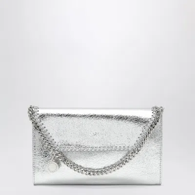 Stella Mccartney Falabella Metallic Mini Crossbody Wallet Bag