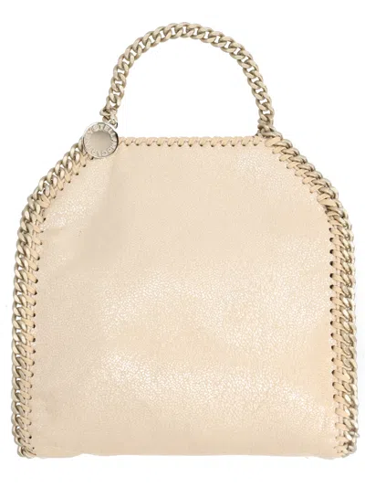 Stella Mccartney "falabella" Micro Bag In Neutral