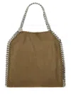 Stella Mccartney Chain Strap Soft Structure Shoulder Bag In Green