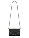 Stella Mccartney Mini Bag With Chain Strap And Studded Design In Black